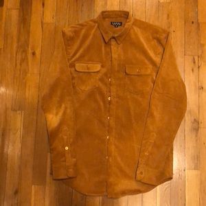 Man Corduroy Button Up